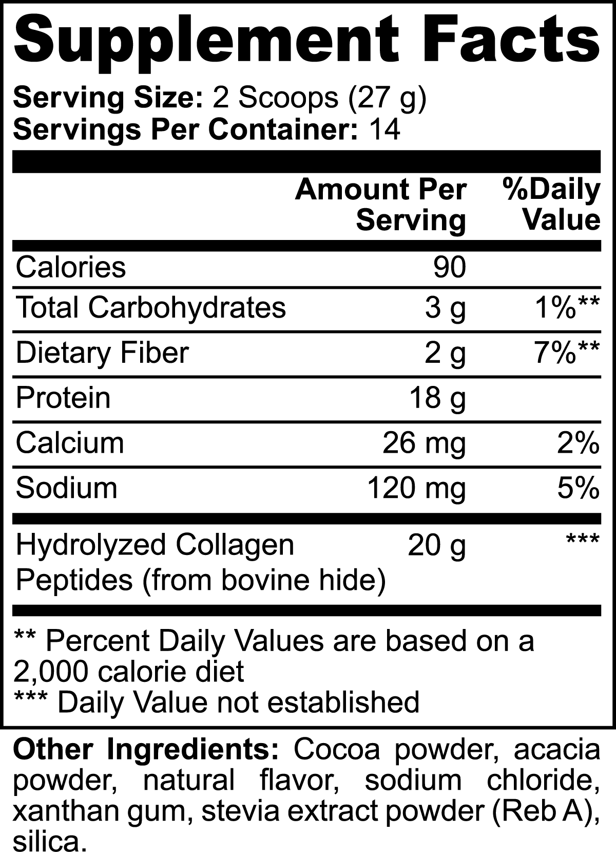 Hydrolyzed Collagen Peptides